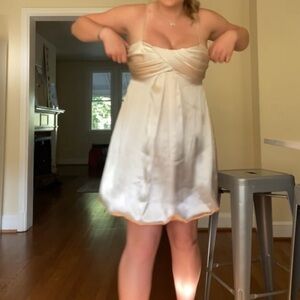 Jump Tan silky dress